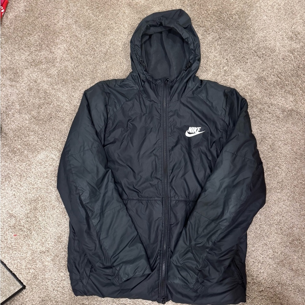Nike Men's Black Windbreaker Jacket